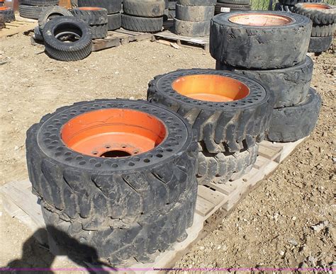 caterpillar skid steer tires|foam filled skid steer tires.